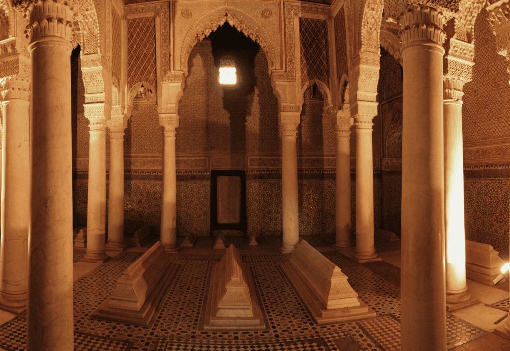 Saadian-tombs-in-Marrakech-Morocco